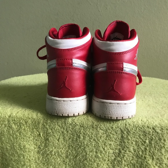 Nike Air Jordan Retro High GS Silver 705300-602 Size 6Y - Picture 6 of 10